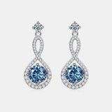 BEAUTIFUL I AM 1 Carat Moissanite Jewelry 925 Sterling Silver Earrings