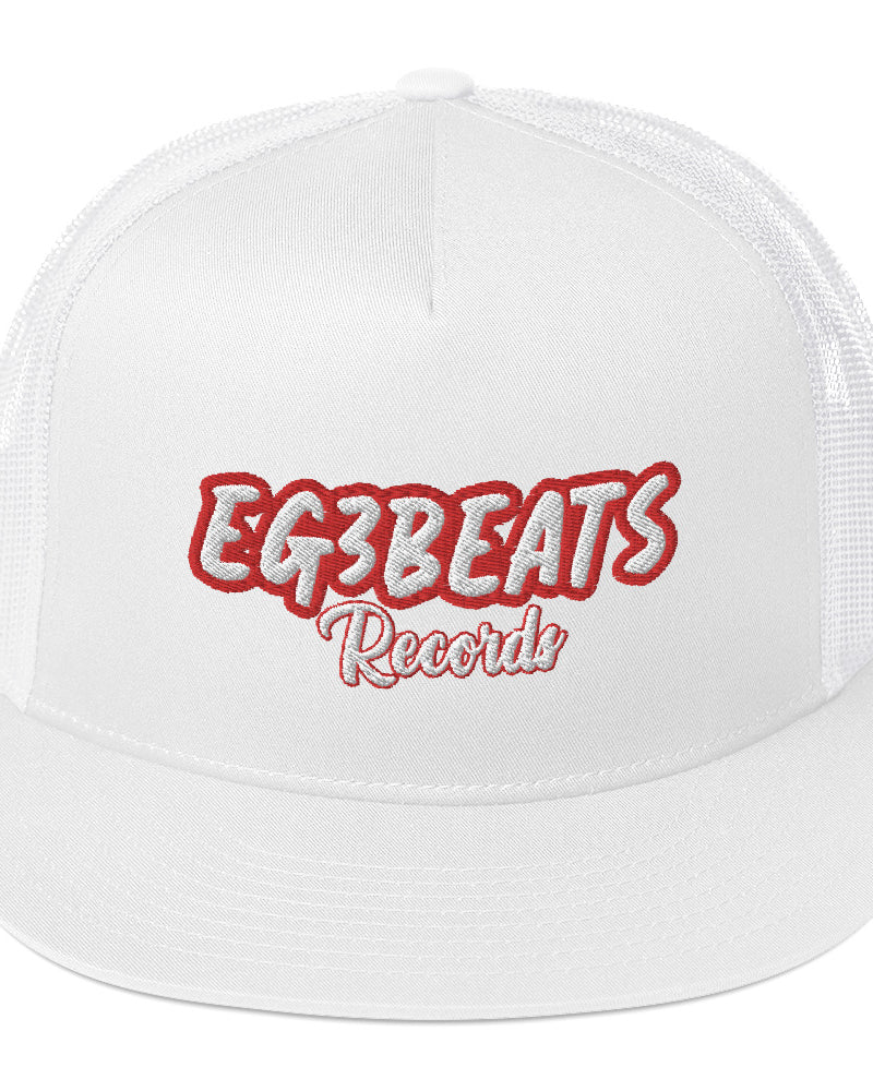 EG3BEATS RECORDS RED Trucker Hat