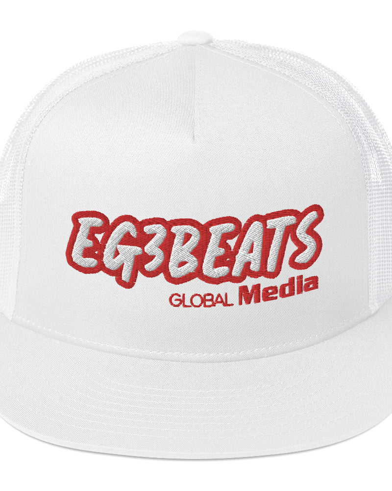 EG3BEATS GLOBAL MEADIA RED Trucker Hat