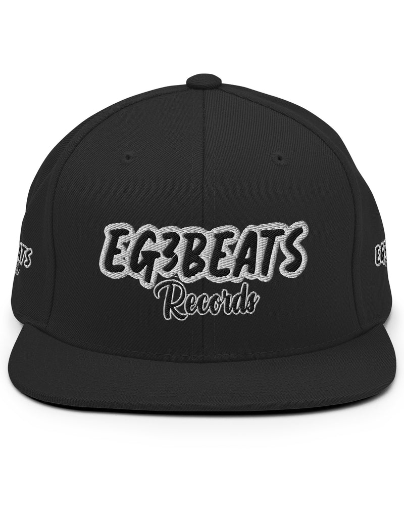 EG3BEATS RECORDS BLACK Snapback Hat
