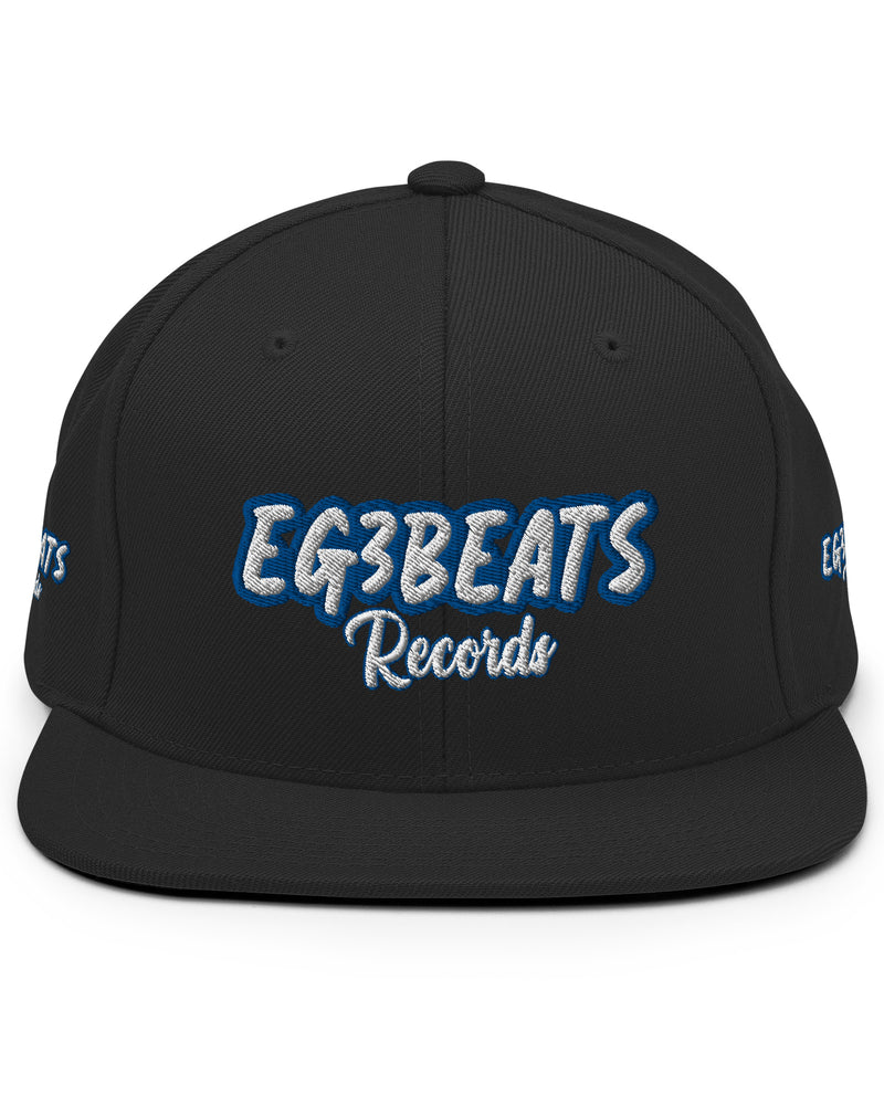 EG3BEATS RECORDS BLUE Snapback Hat