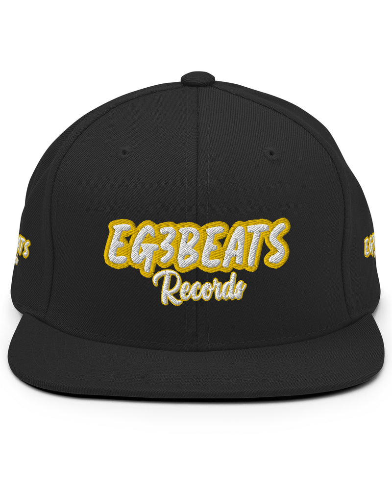 EG3BEATS RECORDS GOLD Snapback Hat