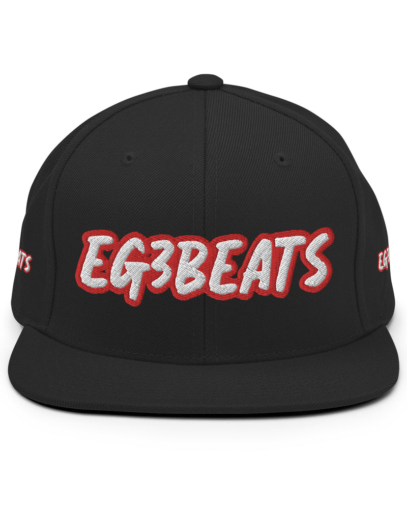 EG3BEATS RED Snapback Hat