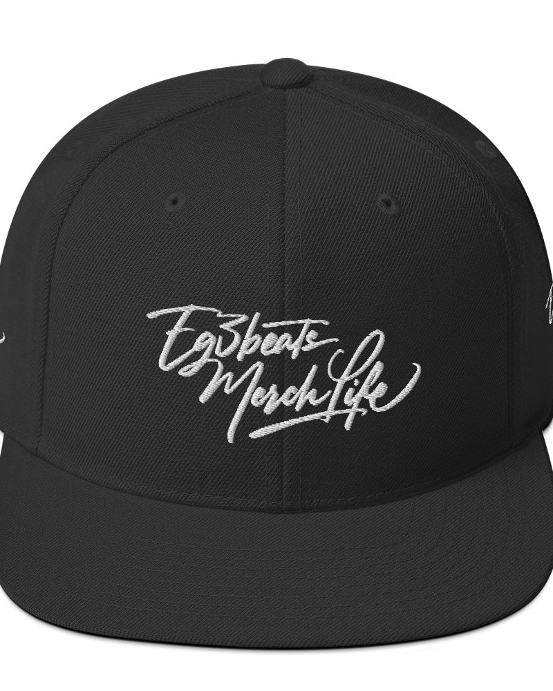EG3BEATS MERCH LIFE WHITE Snapback Hat