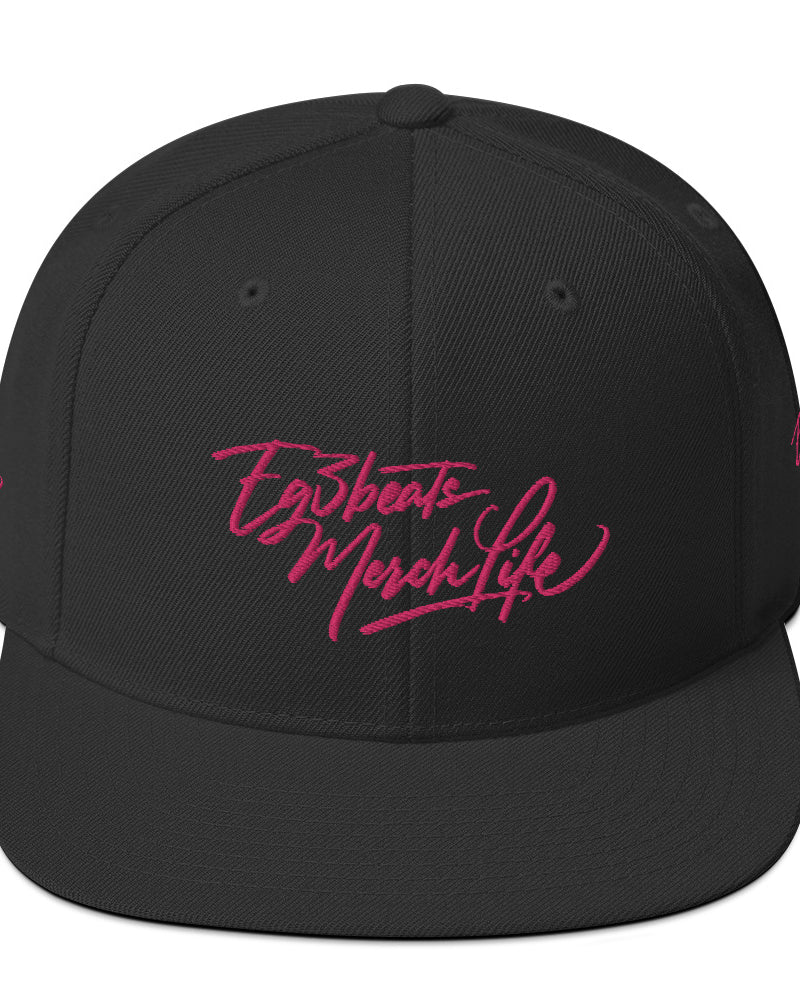 EG3BEATS MERCH LIFE PINK Snapback Hat