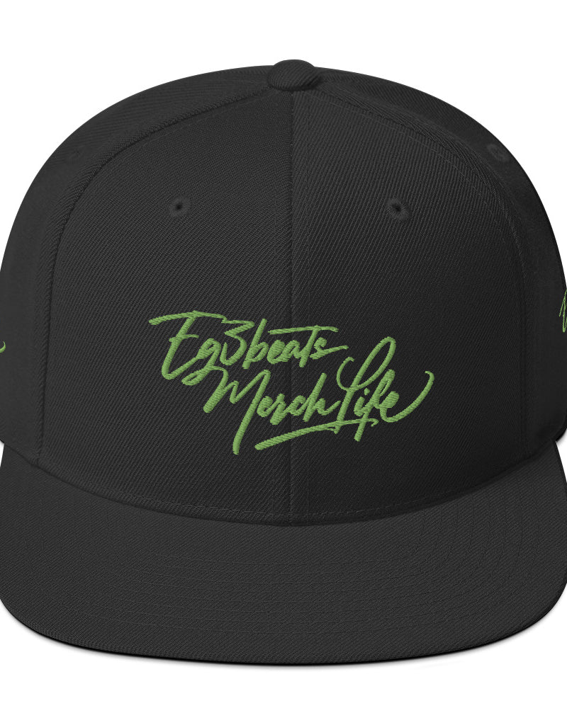 EG3BEATS MERCH LIFE KIWI GREEN Snapback Hat