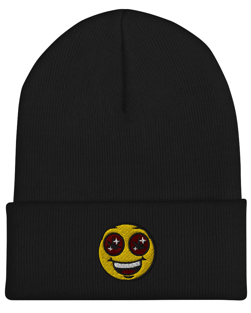 EG3BEATS SMILEY HIGH Cuffed Beanie Hat
