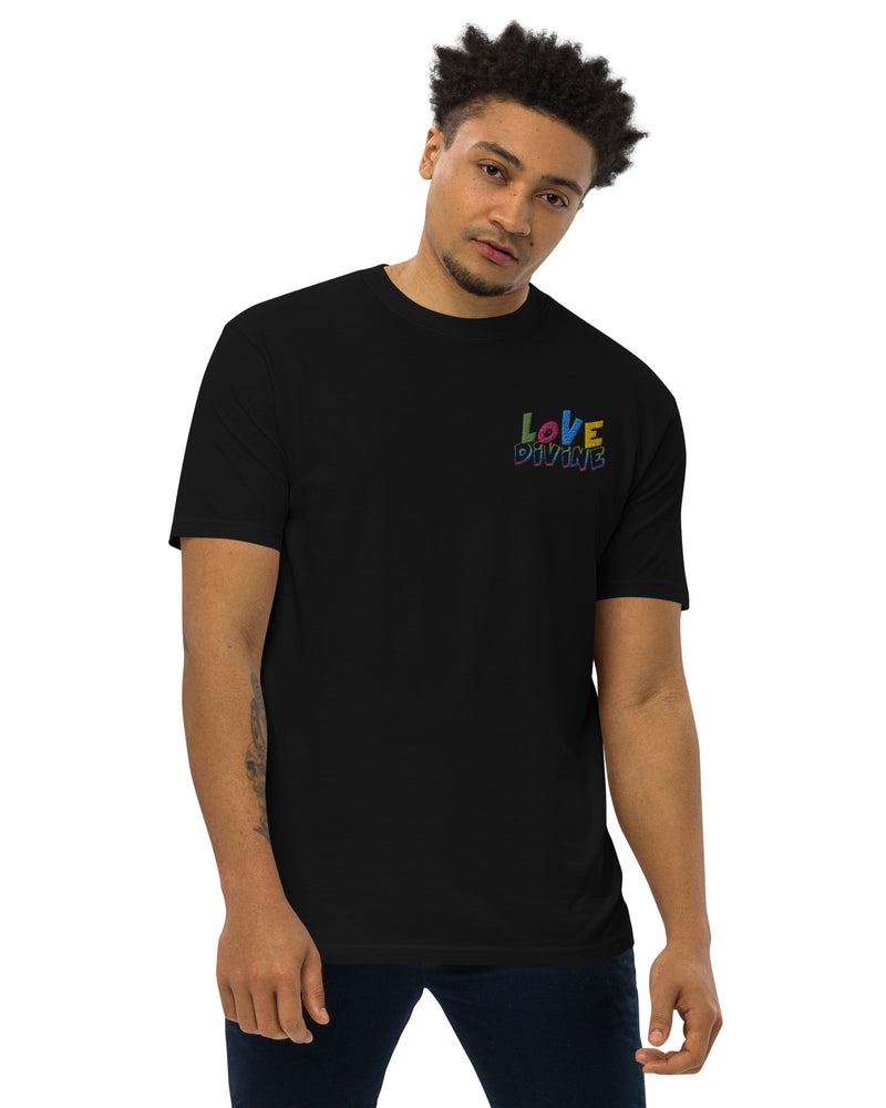 EG3BEATS LOVE DIVINE Men’s Premium Heavyweight T-Shirt