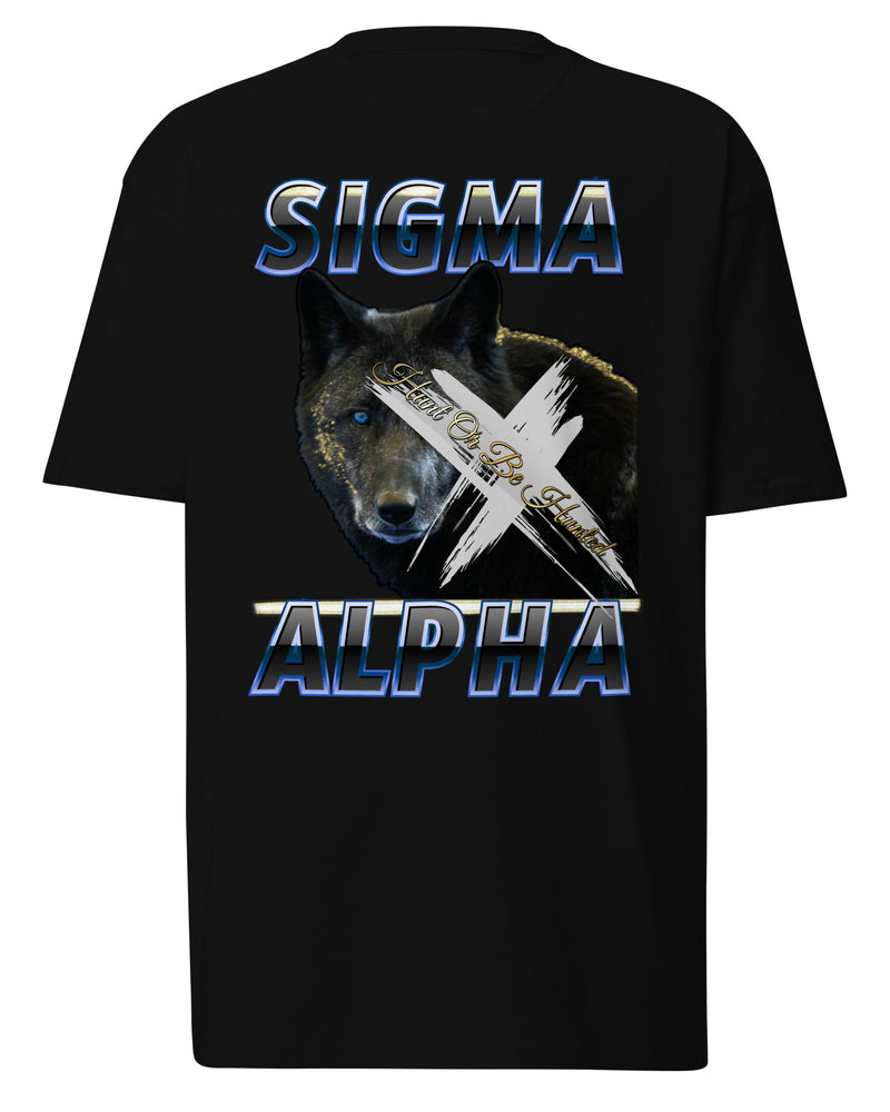 EG3BEATS SIGMA ALPHA Men’s Premium Heavyweight T-Shirt