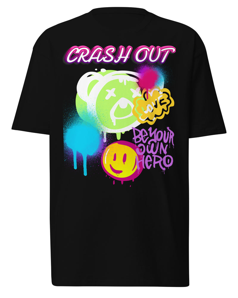EG3BEATS CRASH OUT Men’s Premium Heavyweight T-Shirt