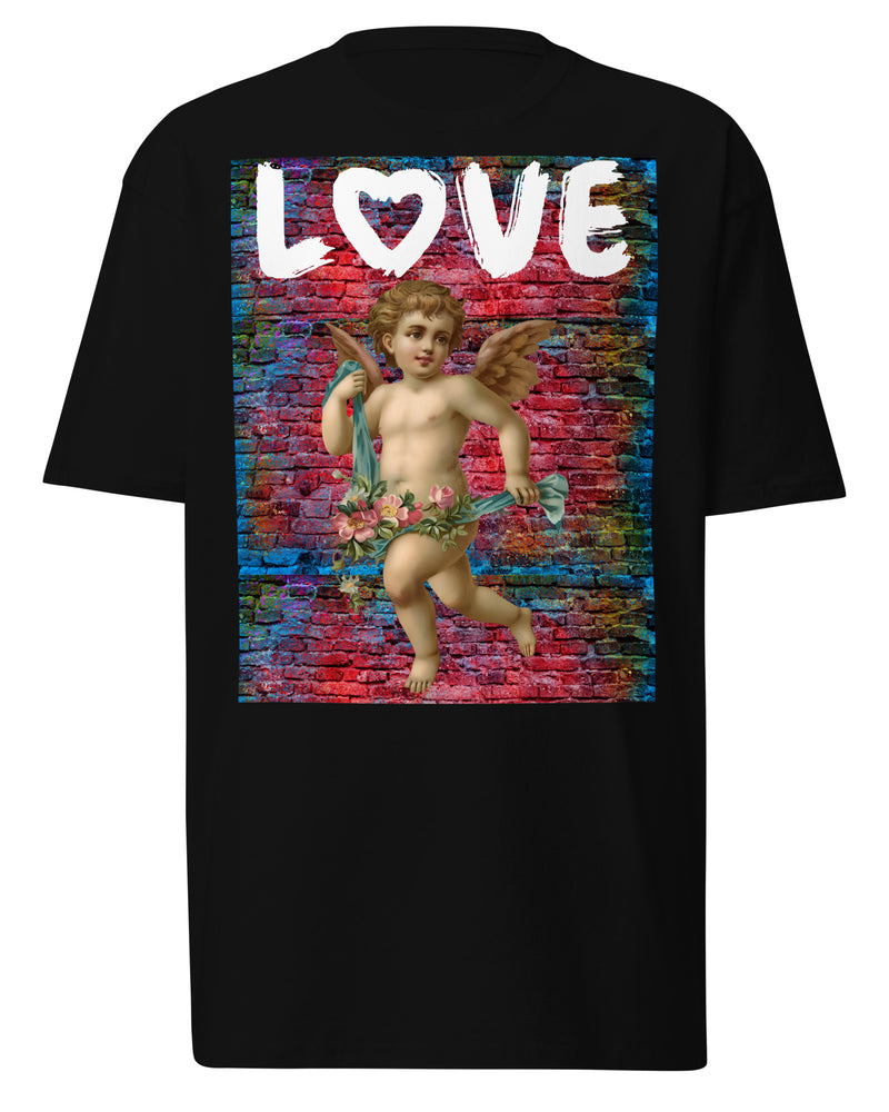 EG3BEATS ANGEL LOVE Men’s Premium Heavyweight T-Shirt