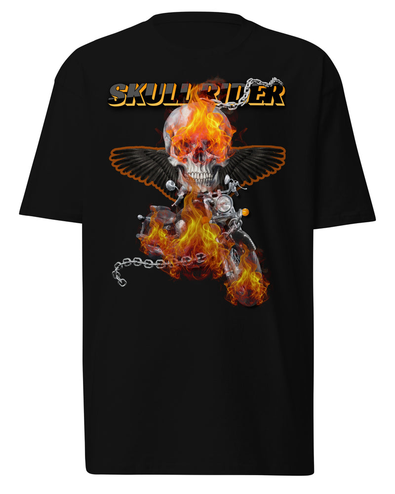 EG3BEATS SKULL RIDER Men’s Premium Heavyweight T-Shirt