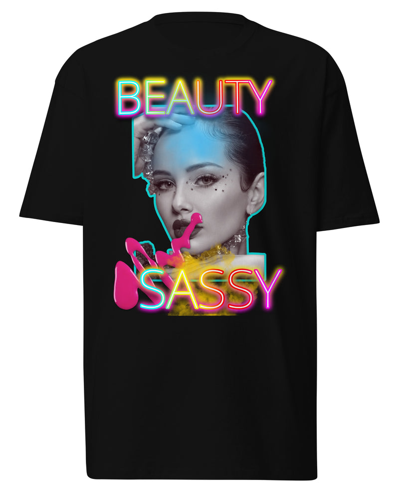 EG3BEATS BEAUTY SASSY Men’s Premium Heavyweight T-Shirt