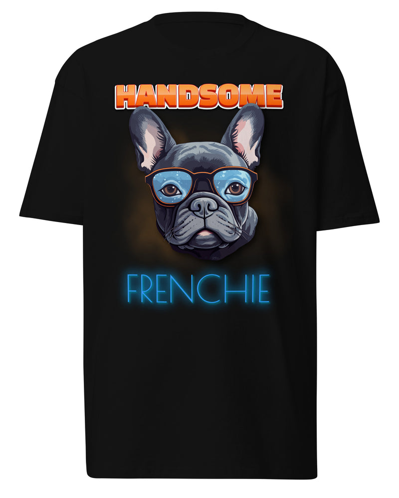 EG3BEATS HANDSOME FRENCHIE Men’s Premium Heavyweight T-Shirt