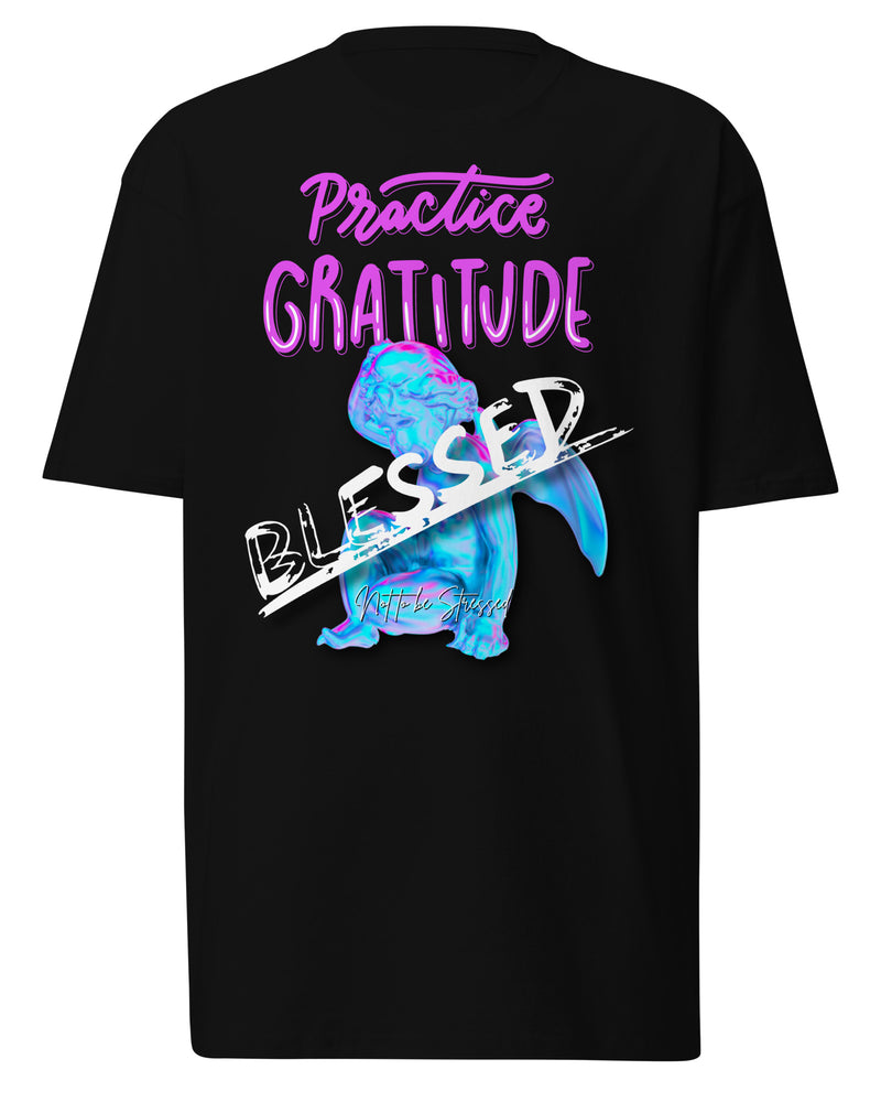 EG3BEATS PRACTICE GRATITUDE Men’s Premium Heavyweight T-Shirt