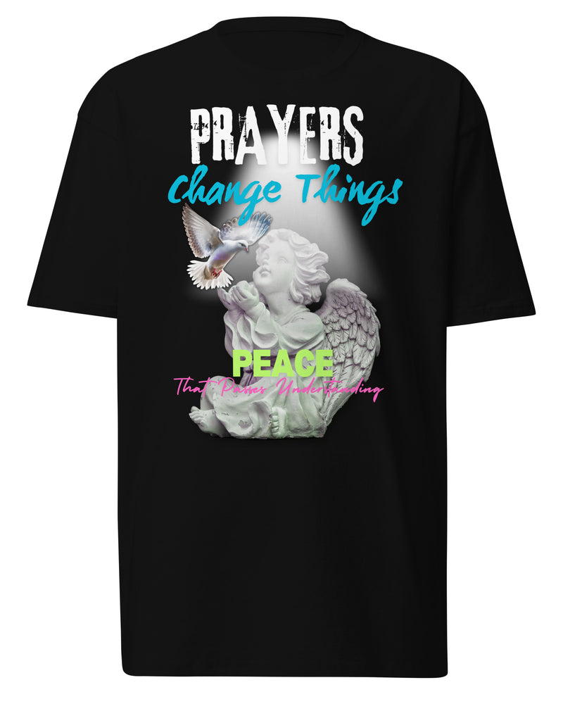 EG3BEATS PRAYERS Men’s Premium Heavyweight T-Shirt