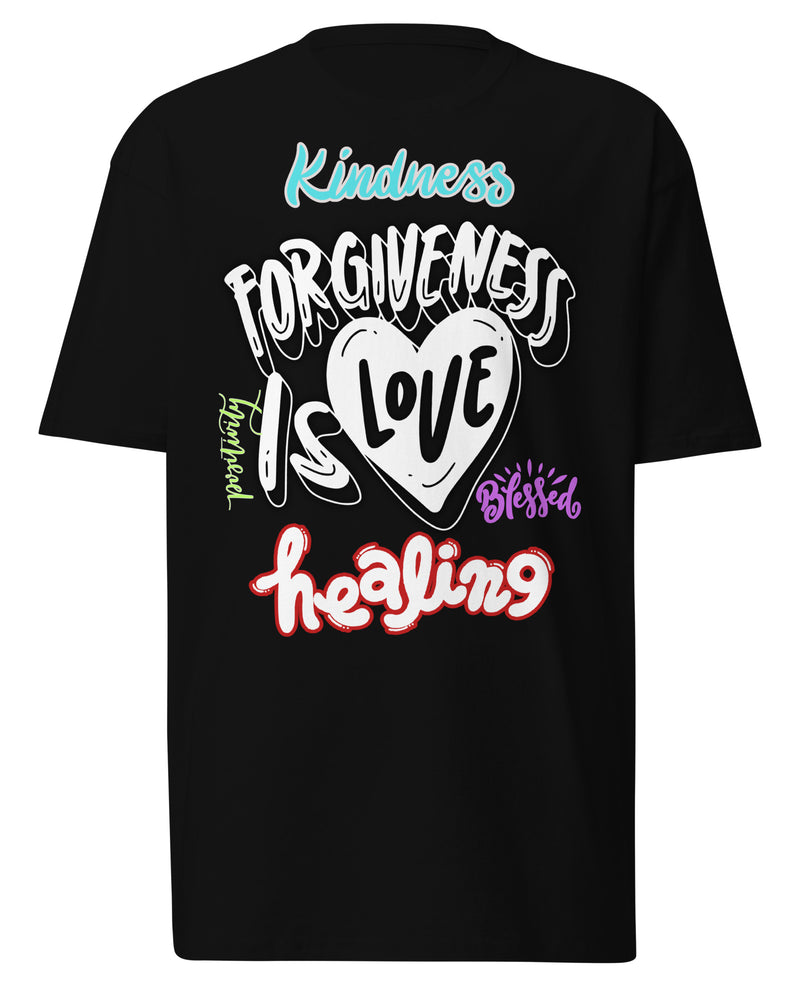 EG3BEATS FORGIVENESS IS LOVE Men’s Premium Heavyweight T-Shirt