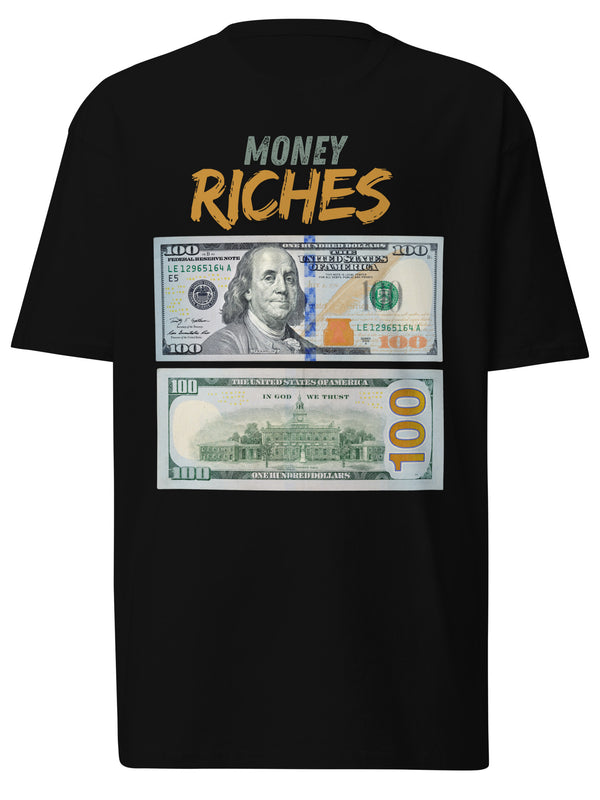 EG3BEATS MONEY RICHES GRAPHIC Men’s Premium Heavyweight T-Shirt