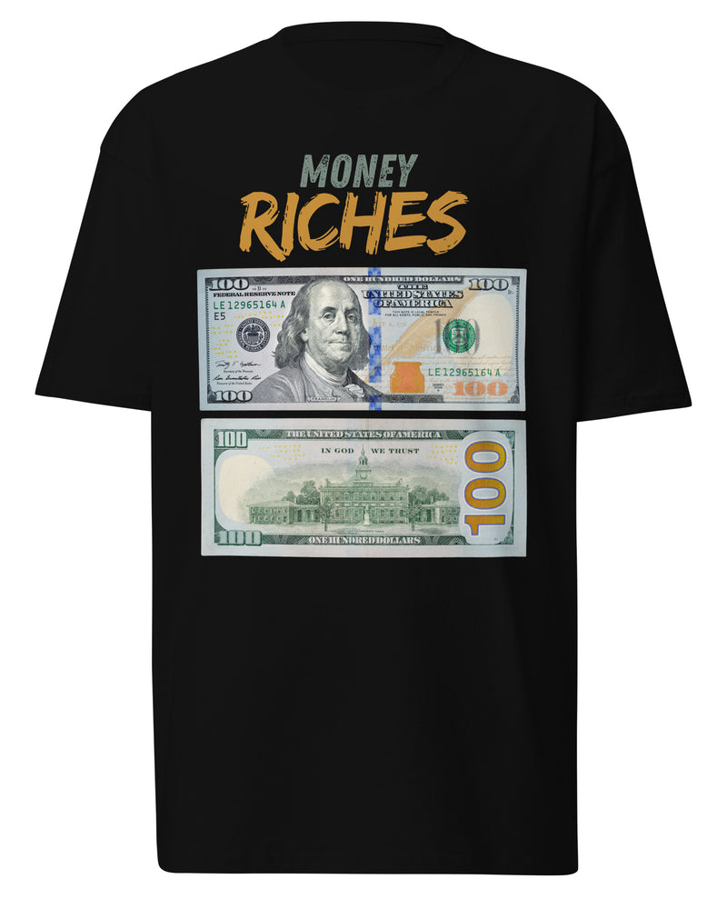 EG3BEATS MONEY RICHES GRAPHIC Men’s Premium Heavyweight T-Shirt