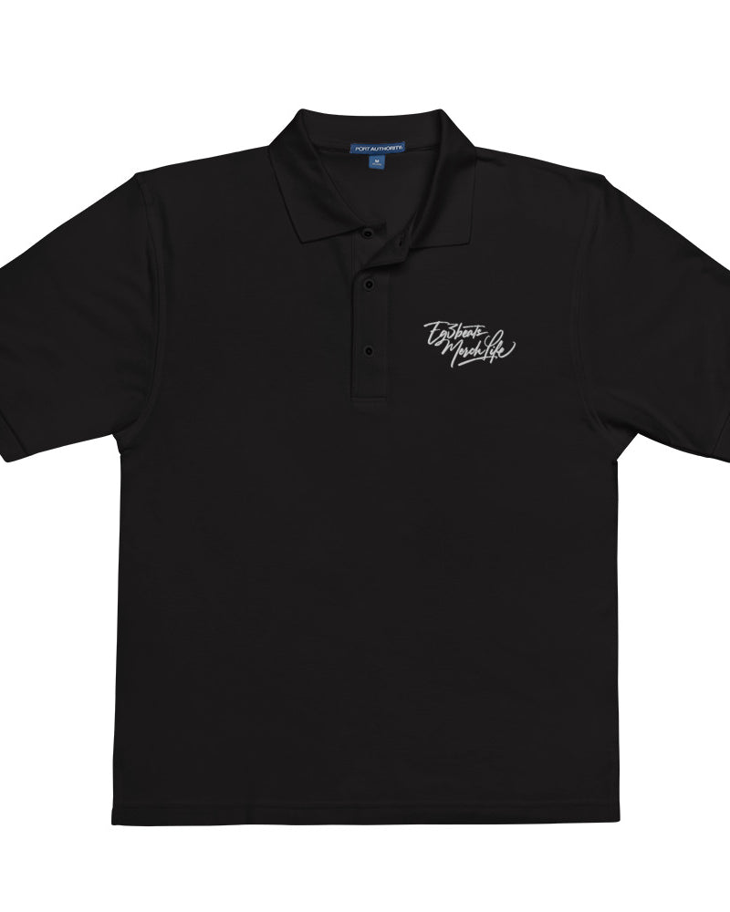 EG3BEATS MERCH LIFE WHITE Men's Premium Polo