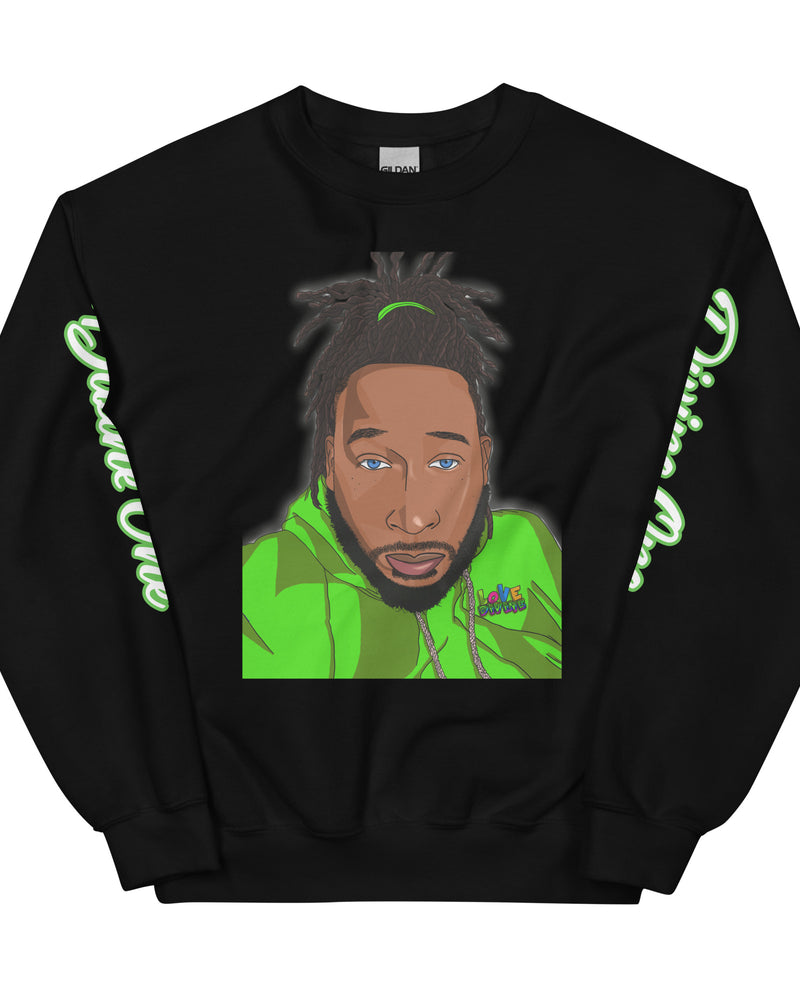 EG3BEATS DIVINE ONE LIME GREEN Unisex Sweatshirt