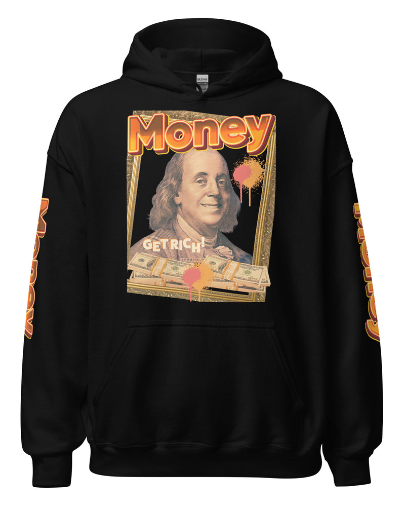 EG3BEATS FRANKLIN GET RICH MONEY HOODIE