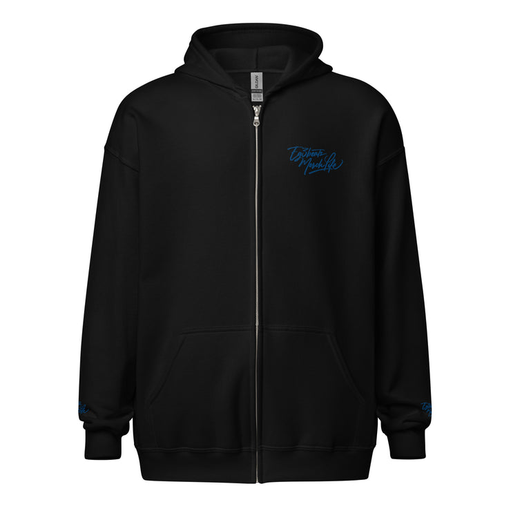 EG3BEATS MERCH LIFE ROYAL Unisex Heavy Blend Zip Hoodie