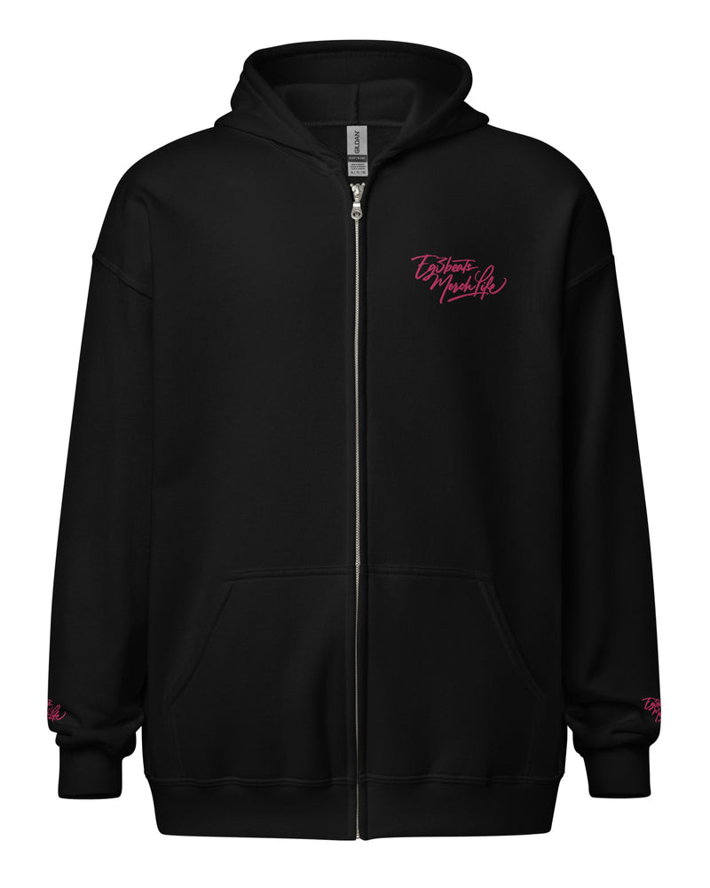 EG3BEATS MERCH LIFE PINK Unisex Heavy Blend Zip Hoodie
