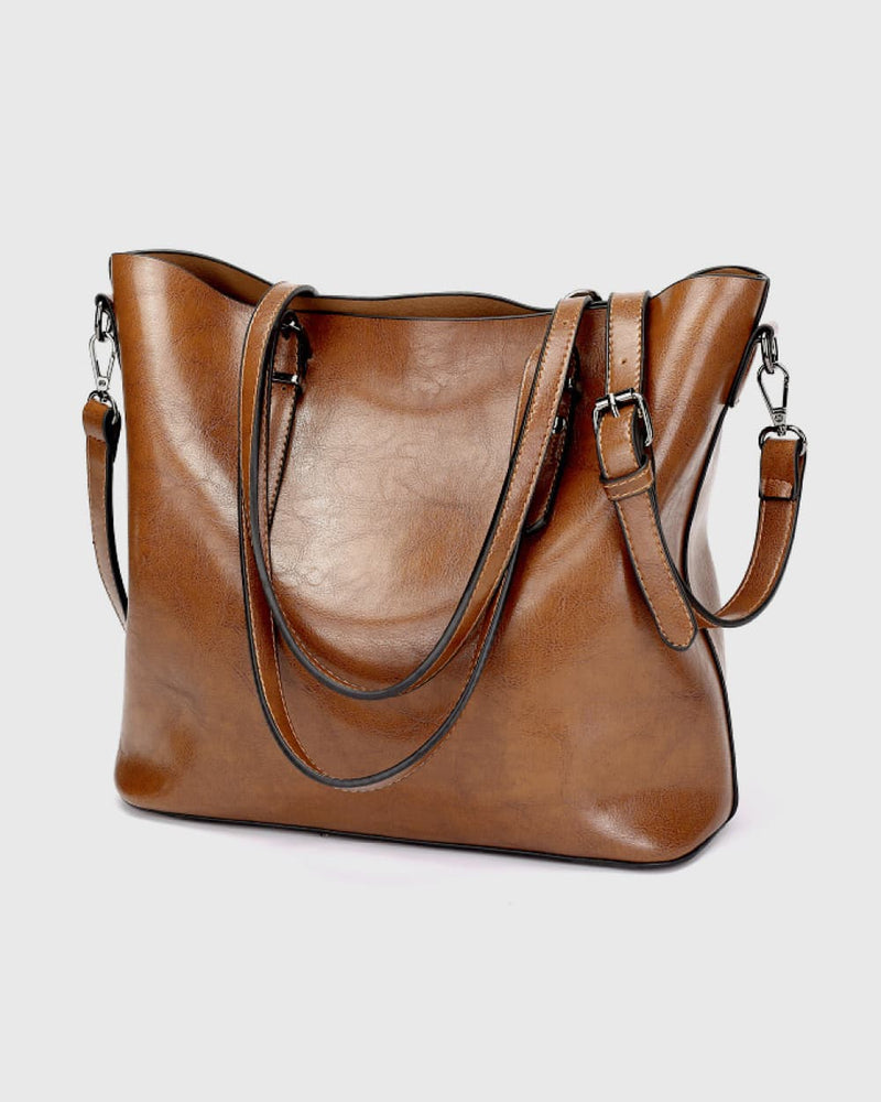 BEAUTIFUL I AM PU Leather Tote Bag
