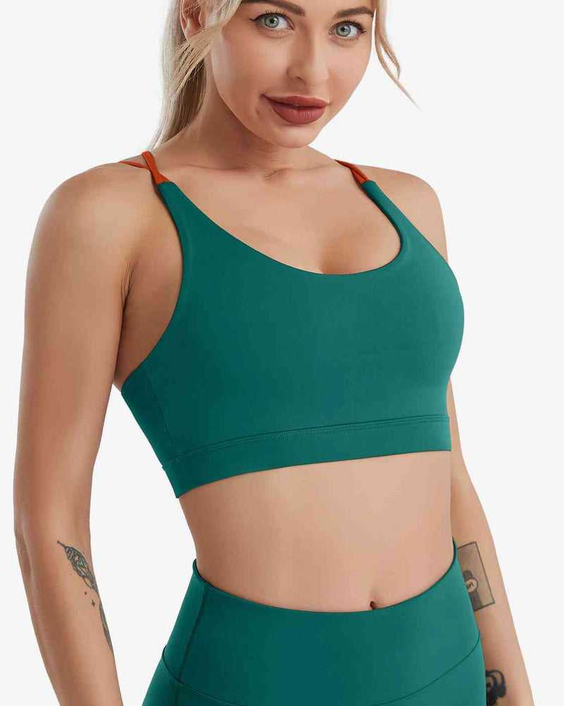 BEAUTIFUL I AM Crisscross Sports Bra