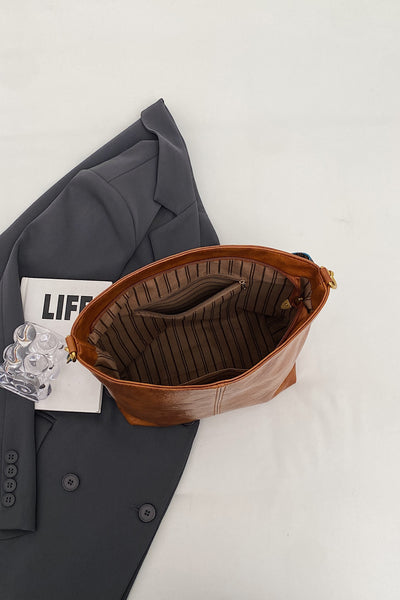 BEAUTIFUL I AM PU Leather Shoulder Bag