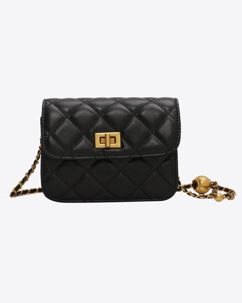 BEAUTIFUL I AM PU Leather Crossbody Bag