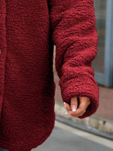 BEAUTIFUL I AM Button Down Collared Jacket Coat