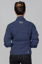 EG3BEATS MERCH LIFE Womens Denim Packable Jacket