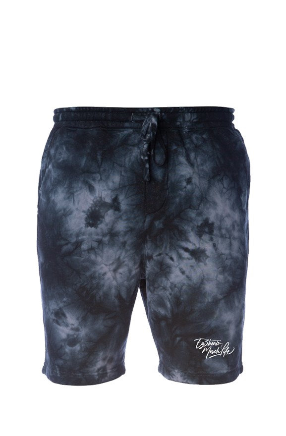 EG3BEATS MERCH LIFE Tie Dye Fleece Shorts