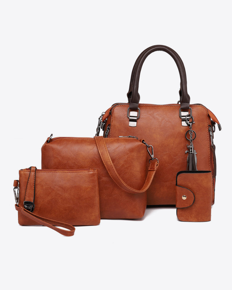 BEAUTIFUL I AM PU Leather Bag Set