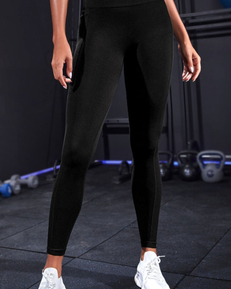 BEAUTIFUL I AM Wide Waistband Sports Leggings Active Wear