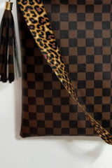 BEAUTIFUL I AM PU Leather Shoulder Bag with Tassel