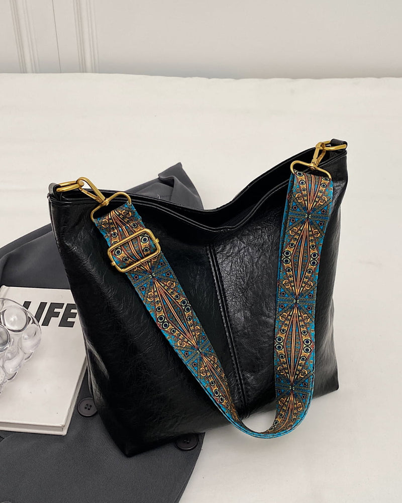 BEAUTIFUL I AM PU Leather Shoulder Bag