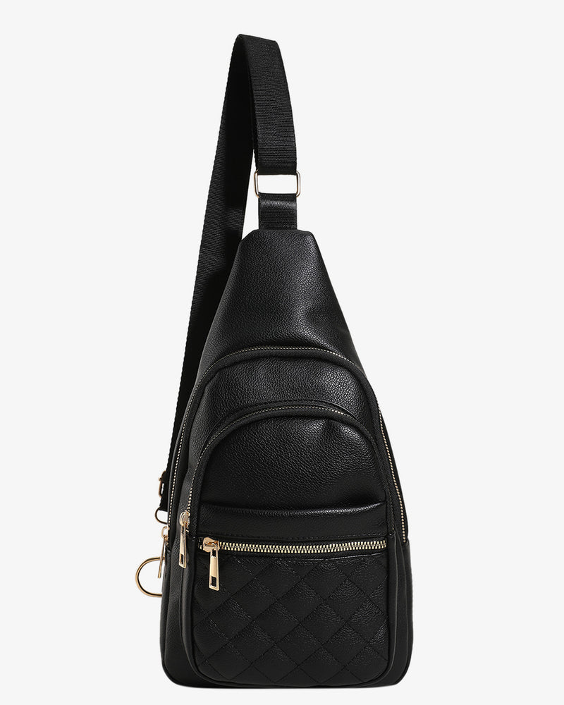 BEAUTIFUL I AM PU Leather Sling Bag