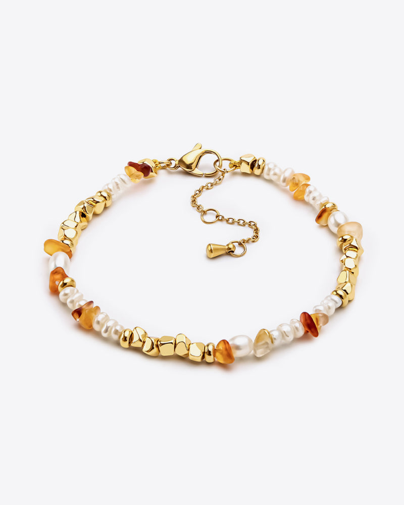 BEAUTIFUL I AM Freshwater Pearl Zinc Jewelry Alloy Bracelet