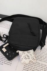 BEAUTIFUL I AM Wide Strap Polyester Crossbody Bag