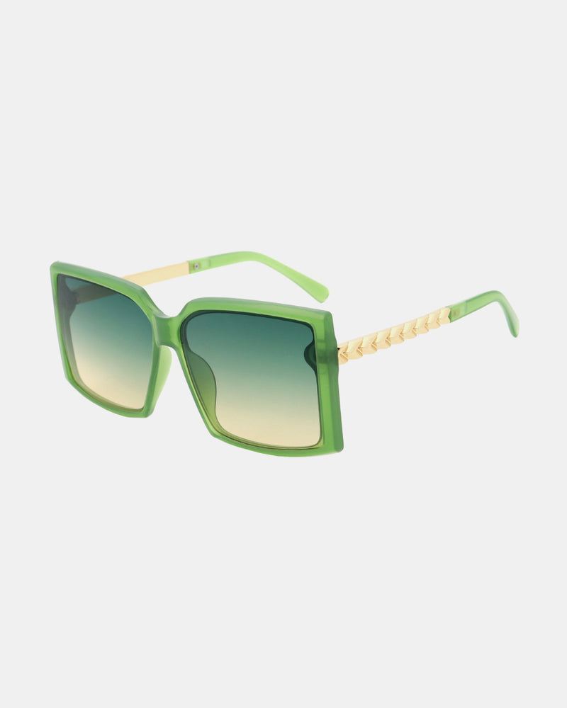 BEAUTIFUL I AM Polycarbonate Frame Square Sunglasses