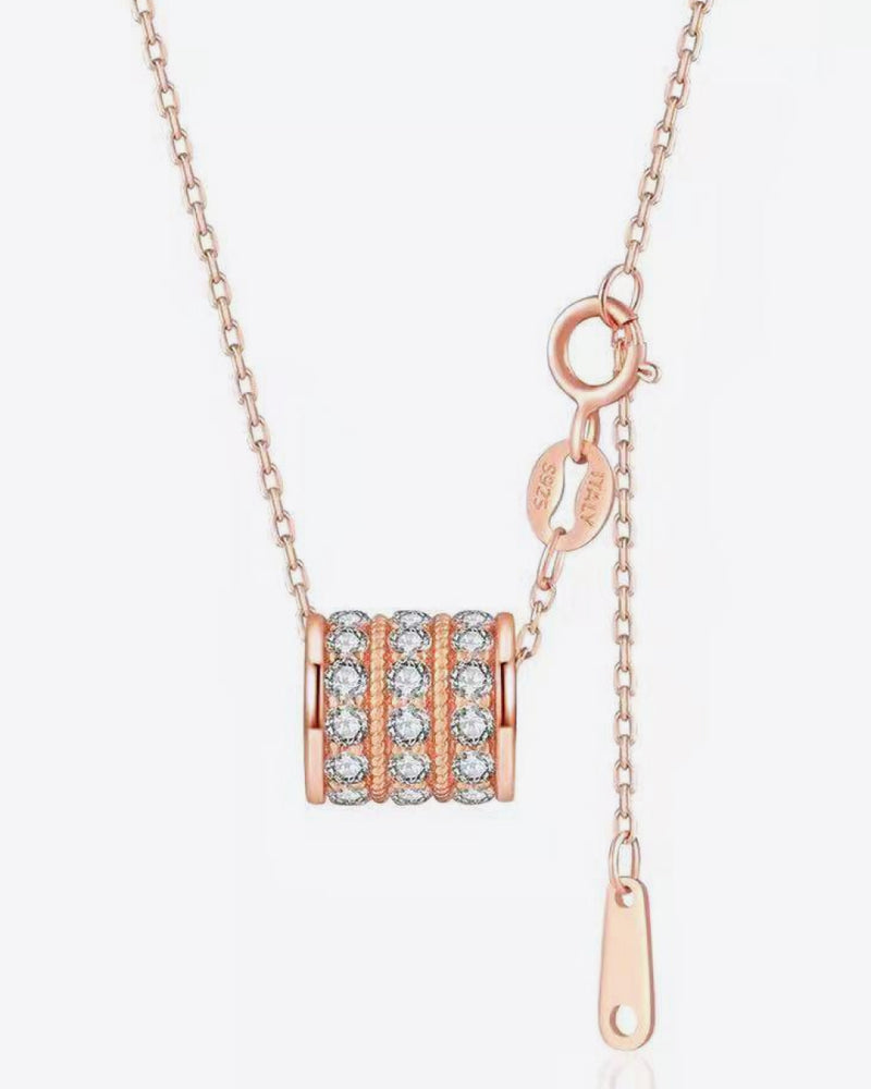 BEAUTIFUL I AM Moissanite Jewelry 925 Sterling Silver Necklace