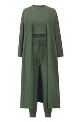 BEAUTIFUL I AM Tank, Pants, Cardigan Set