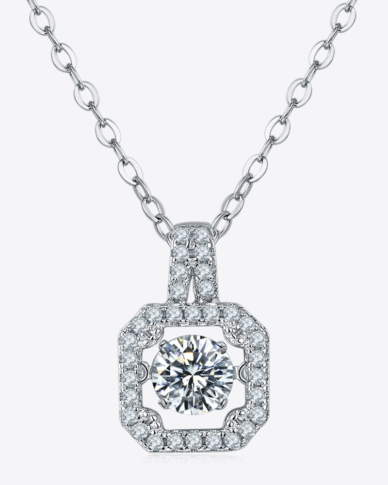BEAUTIFUL I AM Moissanite Jewelry 925 Sterling Silver Necklace