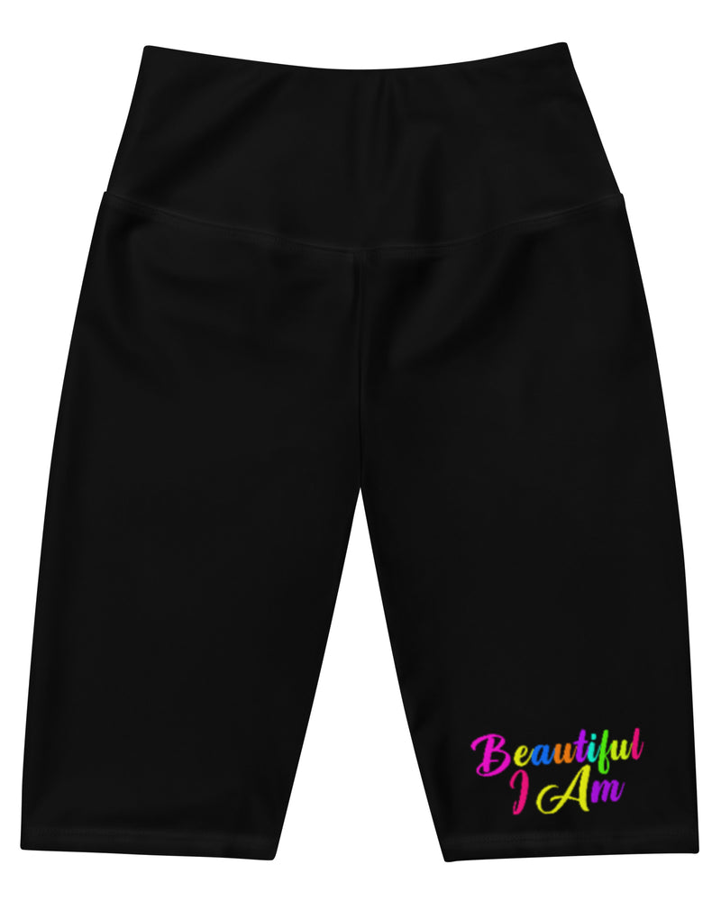 BEAUTIFUL I AM Womens Biker Shorts