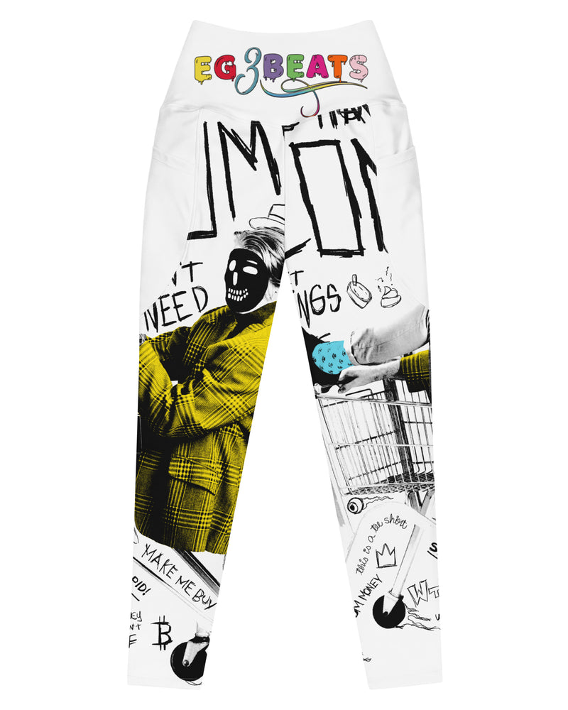 EG3BEATS CONSUME Womens Leggings With Pockets