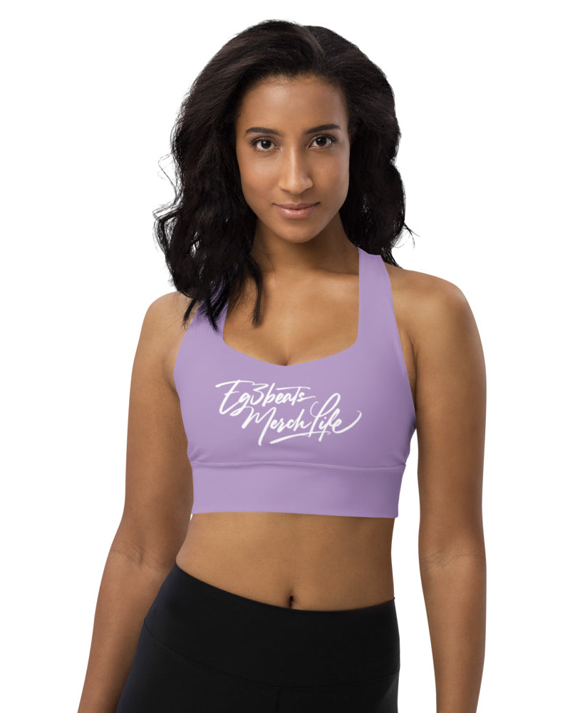 EG3BEATS MERCH LIFE Womens Longline Sports Bra