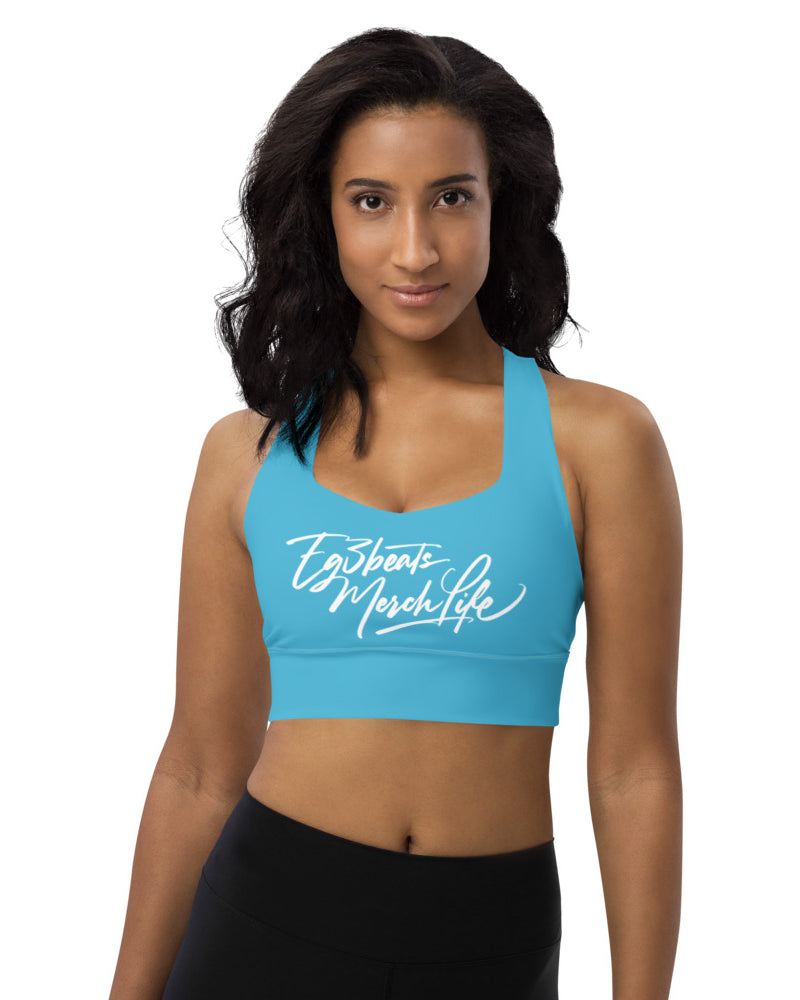 EG3BEATS MERCH LIFE Womens Longline Sports Bra